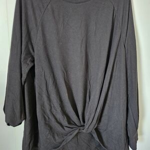 Time and Tru Charcoal Top